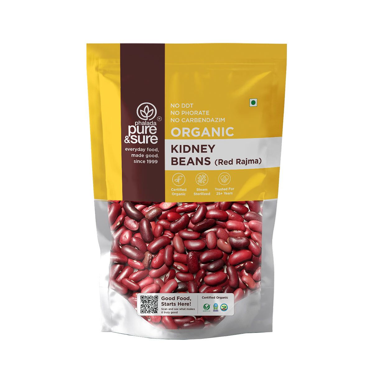 Pure & Sure Organic Kidney Beans / Rajma - Safuron