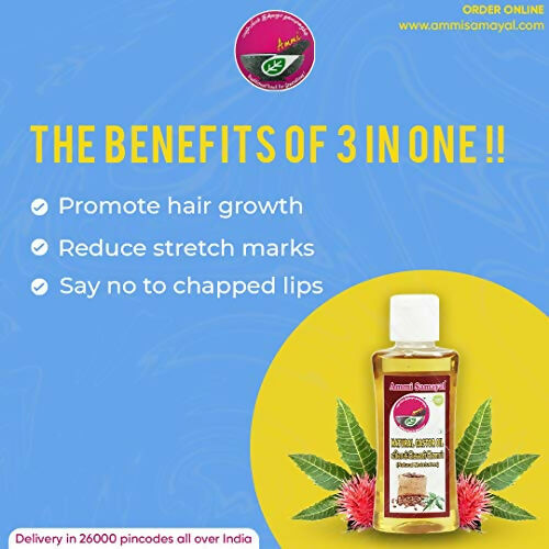 Ammi Samayal Unrefined Castor Oil Ammi Samayal