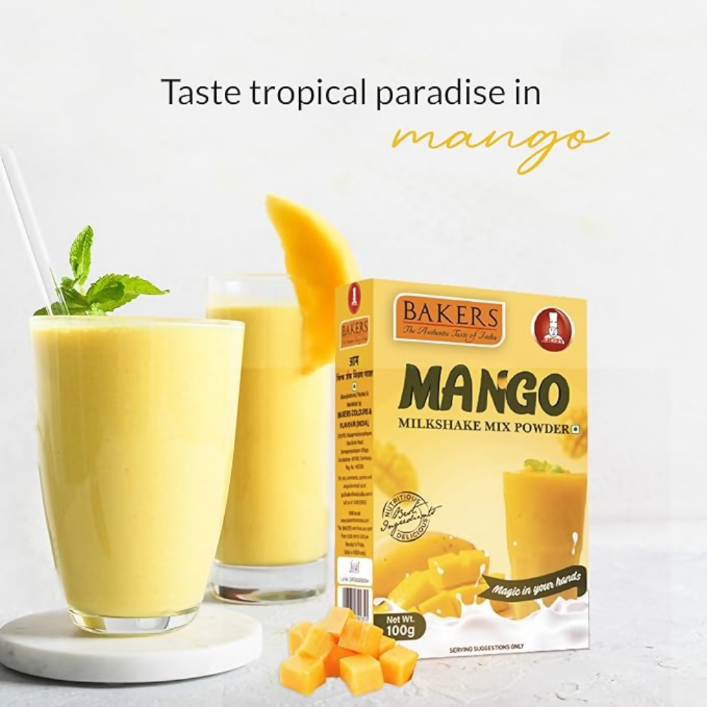 BAKERS Milk Shake Mix - Mango Flavour BAKERS