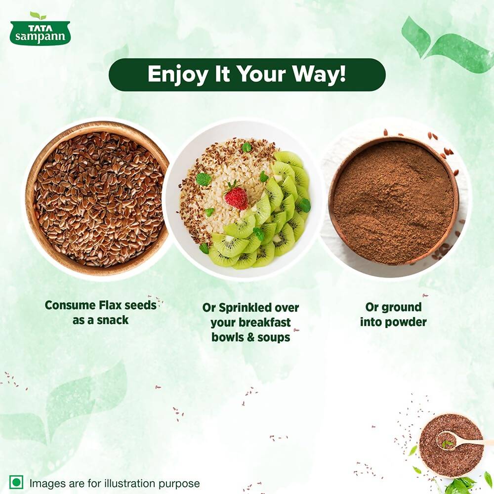 Tata Sampann Premium Flax Seeds Tata