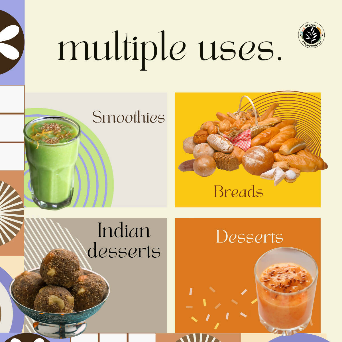 Organic Ayurvedistan Flax Seeds Organic Ayurvedistan