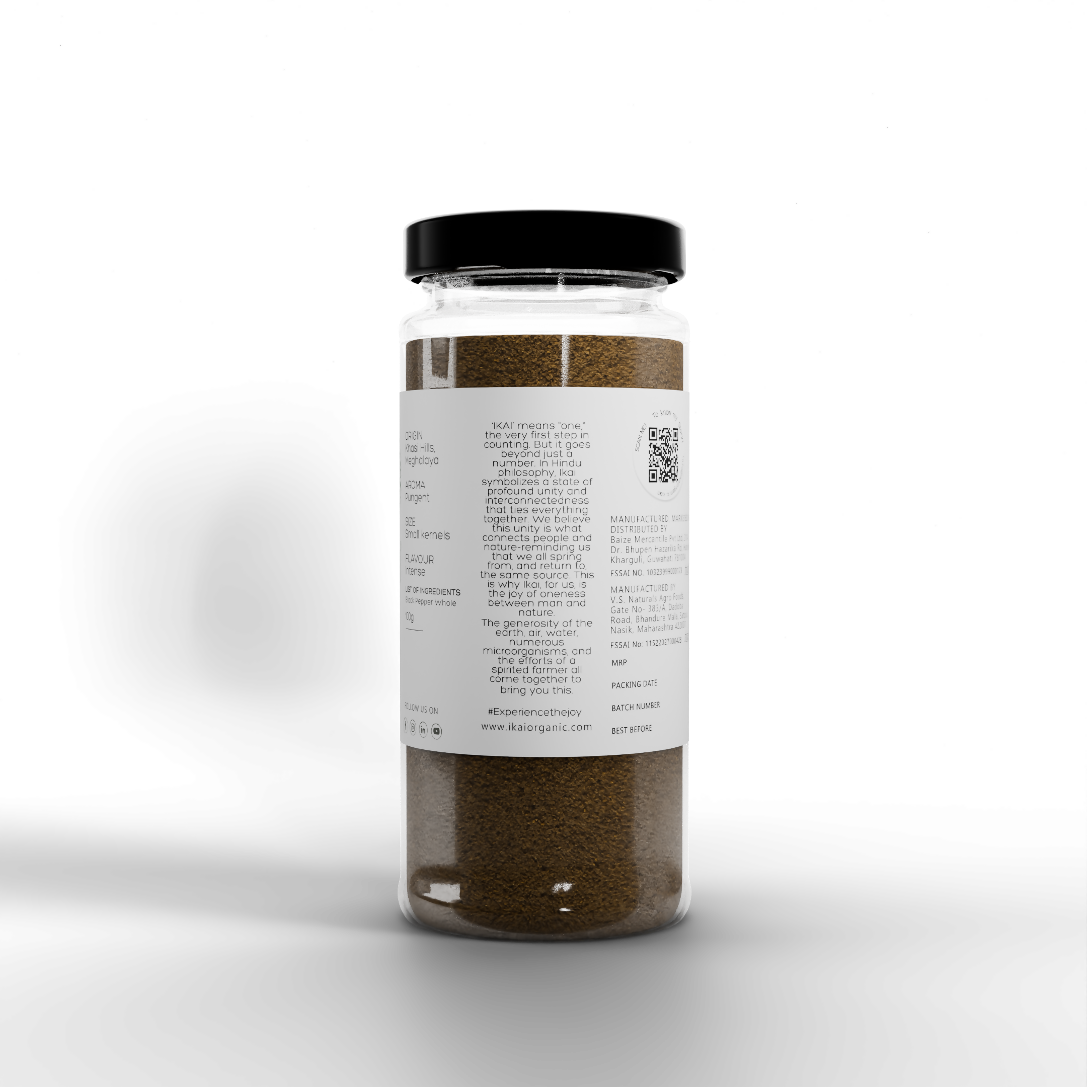 IKAI Natural Black Pepper Whole IKAI