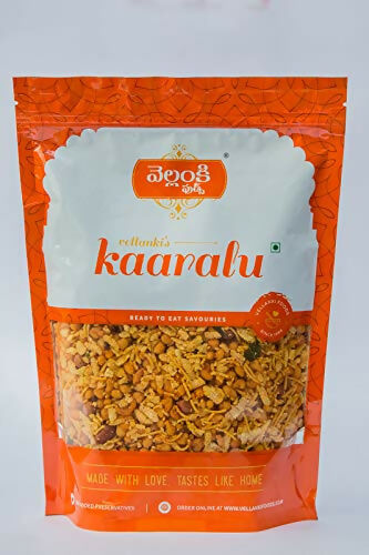Vellanki Foods Namkeen Combo Pack (250g Each) - Muruku, Chegodi, Vampoosa, Mixture Vellanki Foods