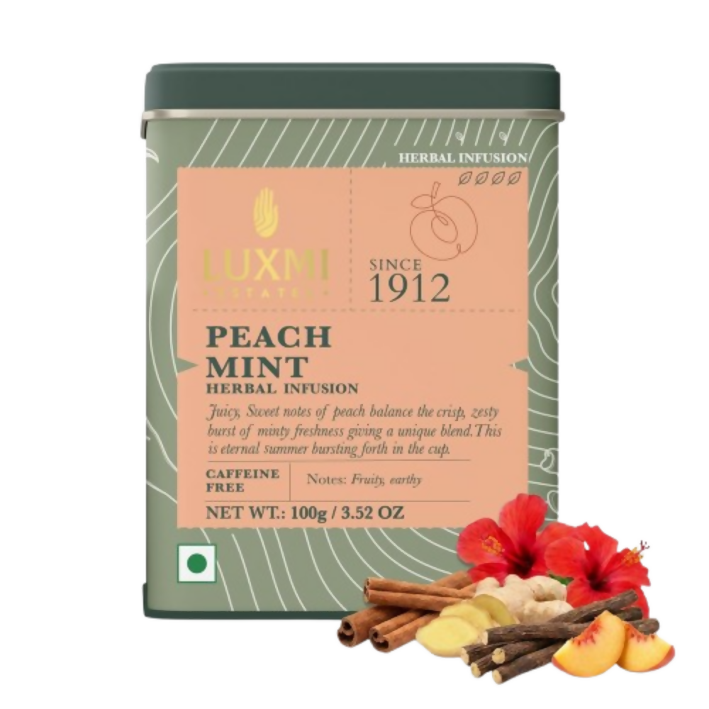 Luxmi Estates Peach Mint Herbal Infusion - Dista