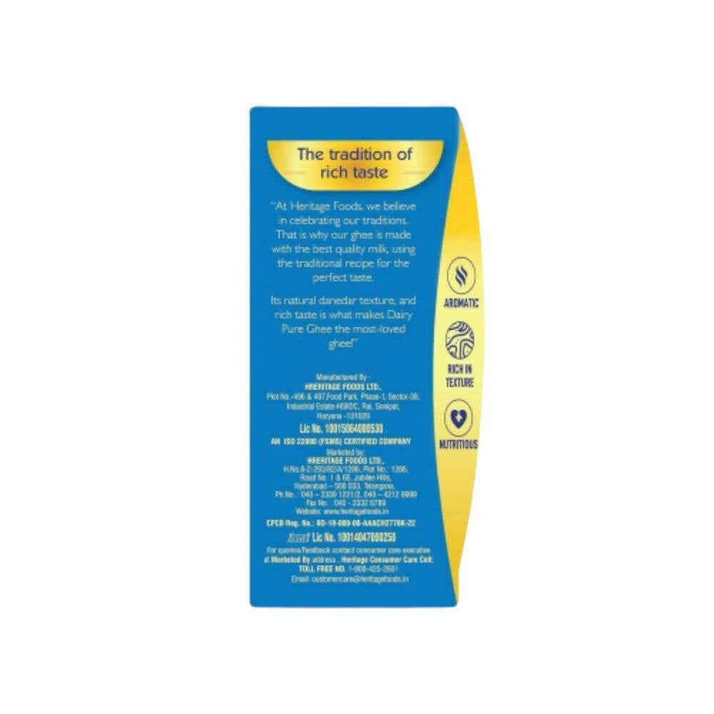 Heritage Dairy Pure Danedar Ghee | Traditional Ghee | Organic & Pure Ghee Heritage