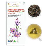 Teabox Kashmiri Kahwa Saffron (Kesar) Green Tea Bags Teabox