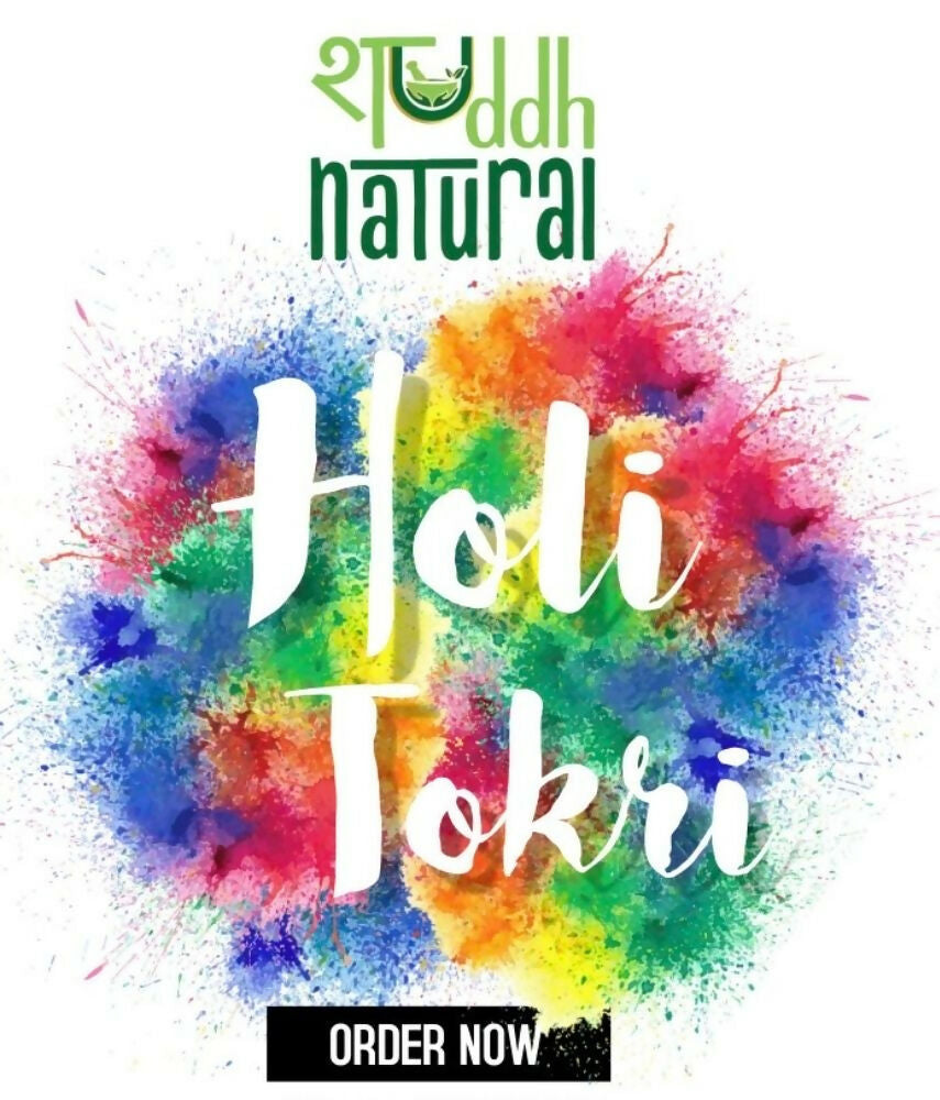 Shuddh Natural Ubtan Based Herbal Gulal, Ayurvedic Thandai Powder | Holi Gift Hamper Shuddh Natural