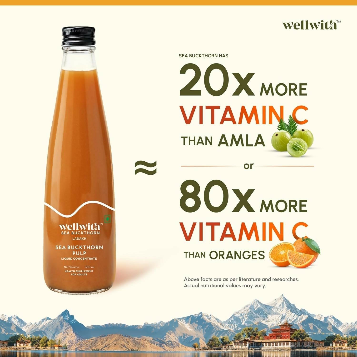 Wellwith Himalayan Sea Buckthorn Pulp Wellwith