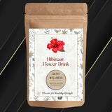 Satvi Wellness Hibiscus Flower Drink | Hibiscus Flower Tea | Hibiscus Tea | Herbal Tea Satvi Wellness