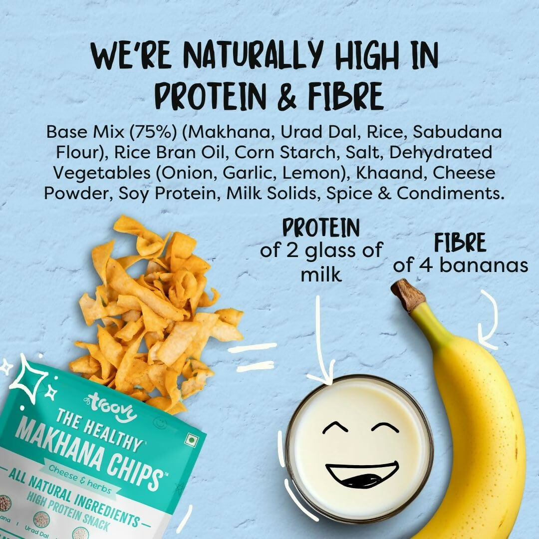 Troovy Makhana Chips Tasty & High Protein Snacks Troovy