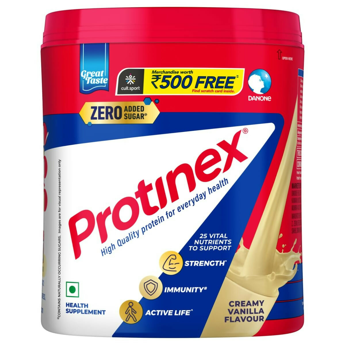 Protinex Health Supplement And Nutritional Protein Mix For Adults-(Creamy Vanilla) Protinex