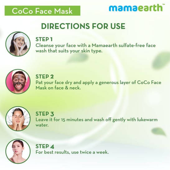 Mamaearth CoCo Face Mask with Coffee & Cocoa for Skin Awakening