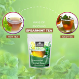 Nature Yard Pure Organic Spearmint Herbal Tea Leaves Nature Yard