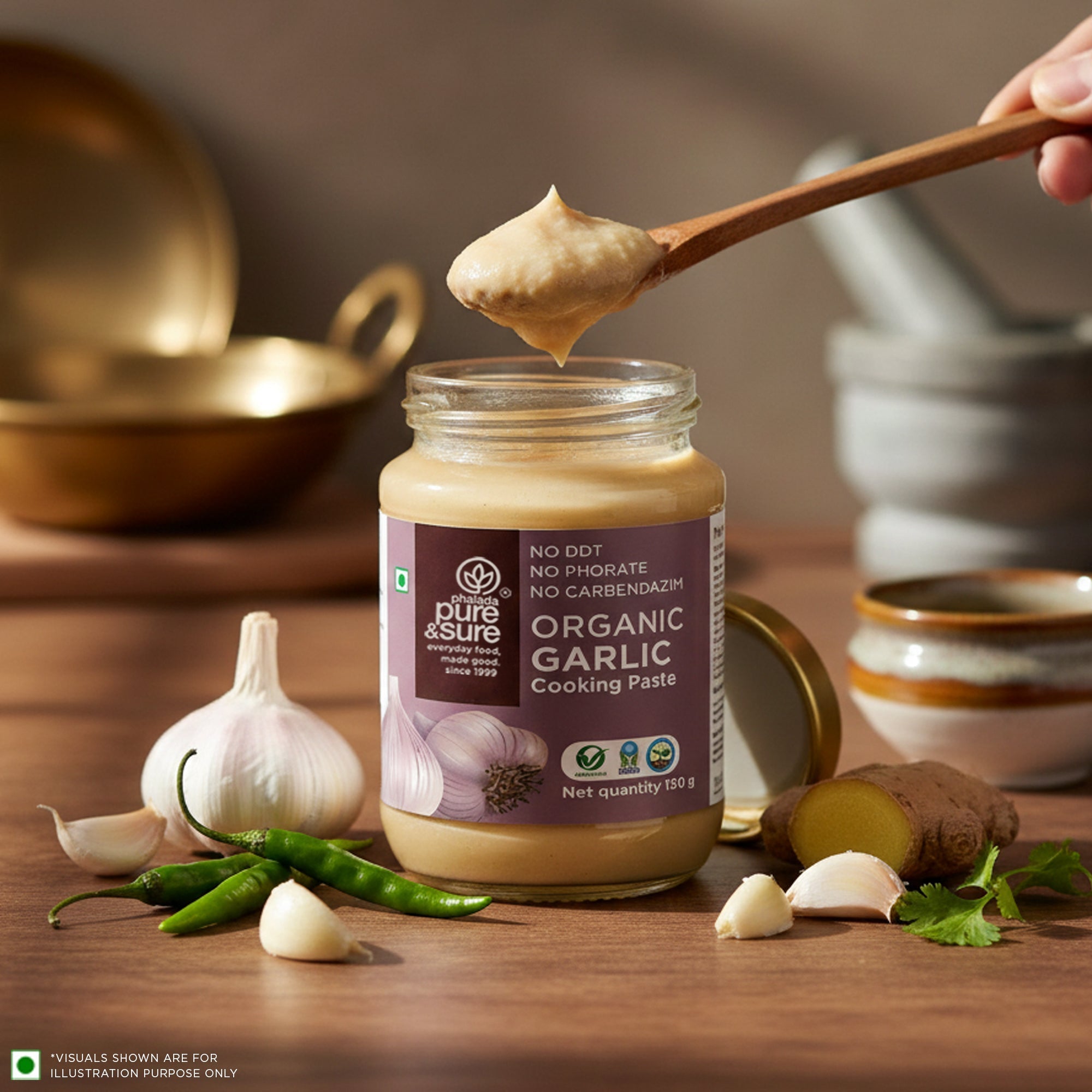 Pure & Sure Organic Garlic Paste Pure & Sure