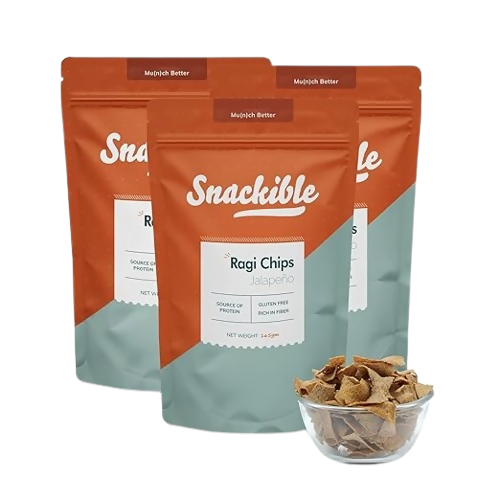 Snackible Jalapeno Ragi Chips - Safuron