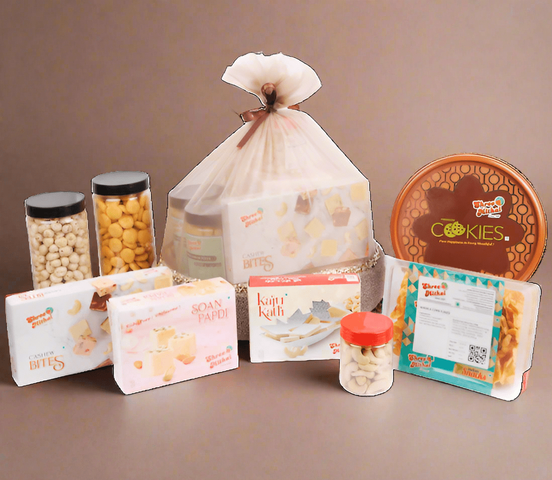 Shree Mithai Blue Titanium Dry Fruit Box Shree Mithai