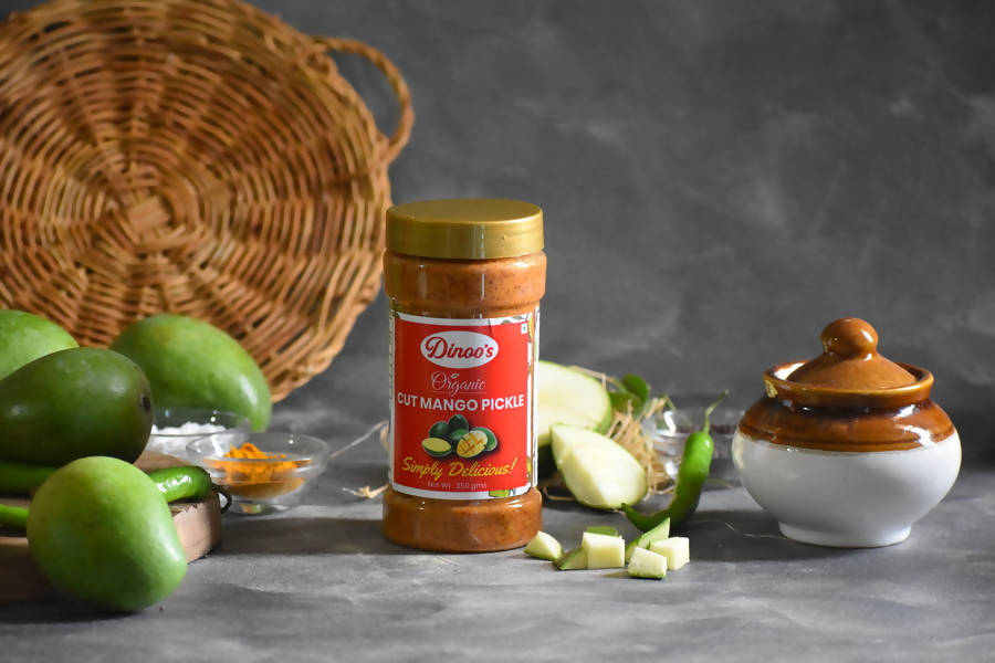 Dinoo's Organic Cut Mango Pickle Dinoo's