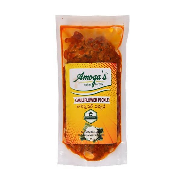 Amoga's Pickles Factory Cauliflower Pickle Andhra Style - Safuron