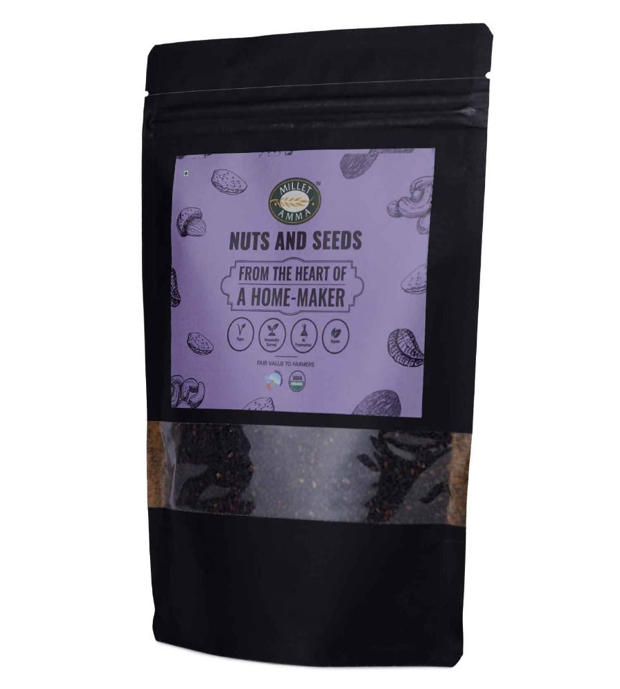 Millet Amma Organic Black Til (Sesame Seeds) Millet Amma