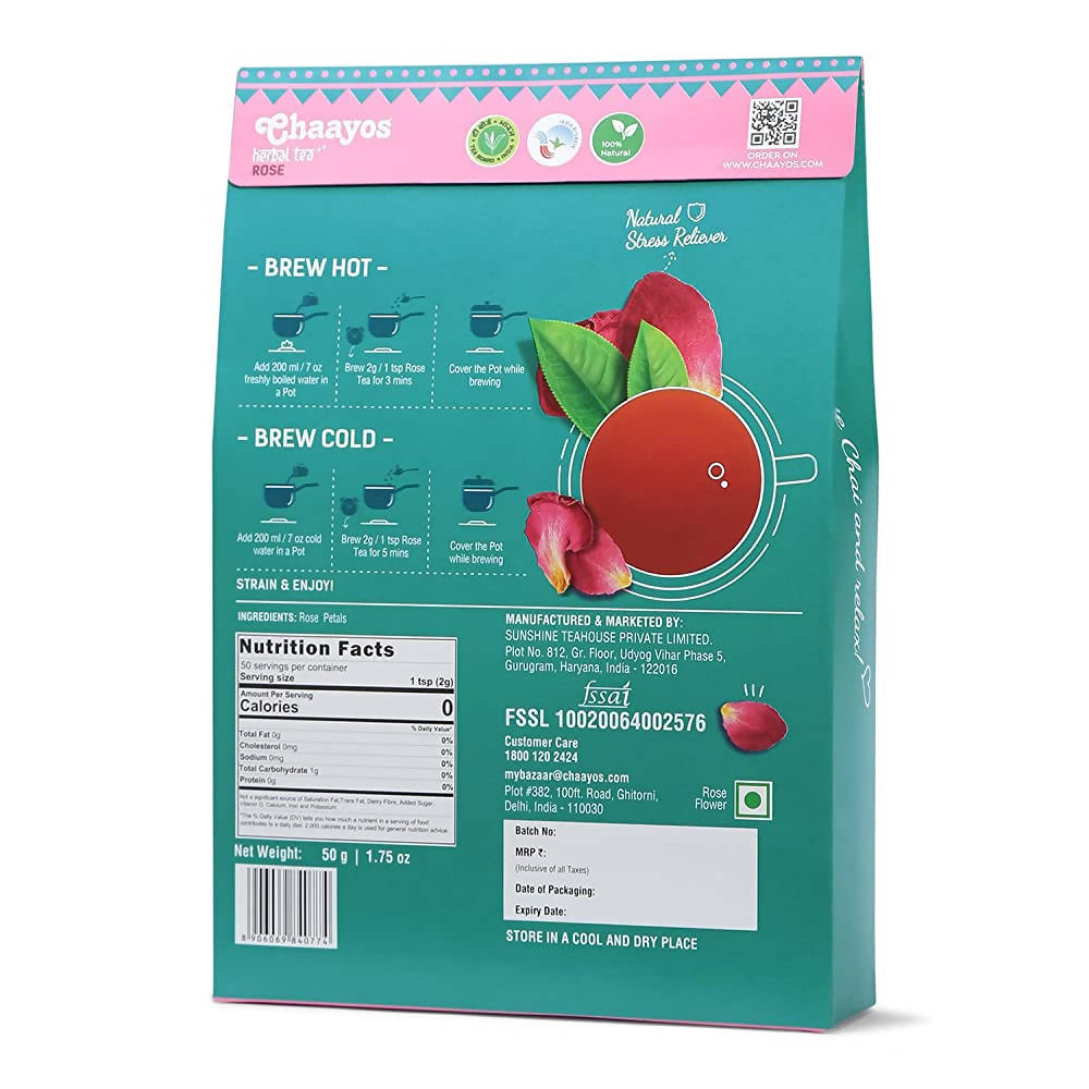 Chaayos Herbal Rose Tea Chaayos