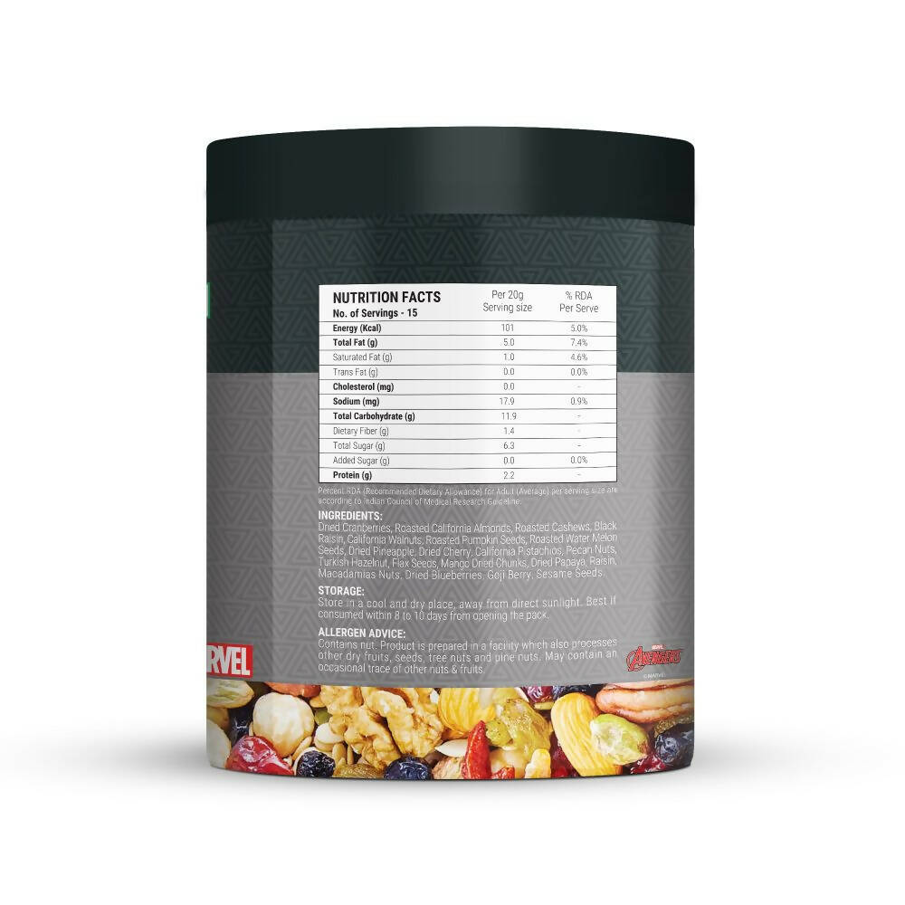 Happilo Daily Dose Super Fitness Mix-Marvel Black Panther Edition Happilo