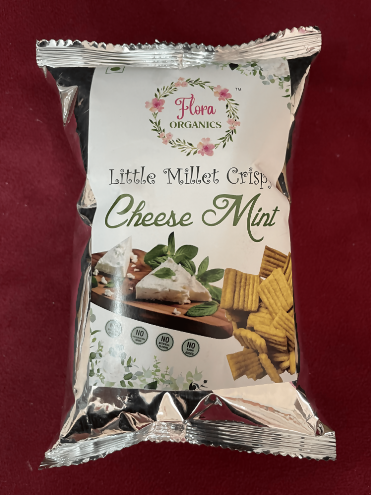 Flora Organics Little Millet Crispy Cheese Mint Flora Organics