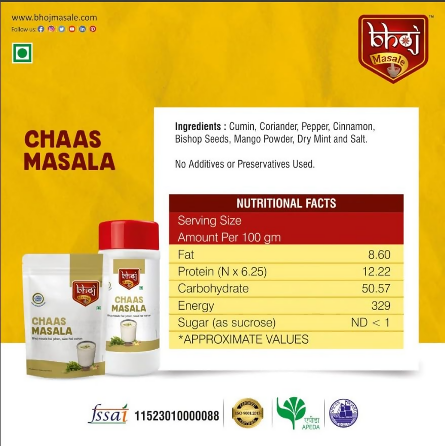 Bhoj Masale Chaas Masala Bhoj Masale