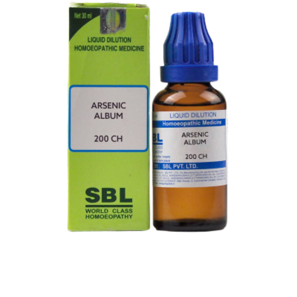 SBL Homeopathy Arsenicum Album Dilution - 200 CH