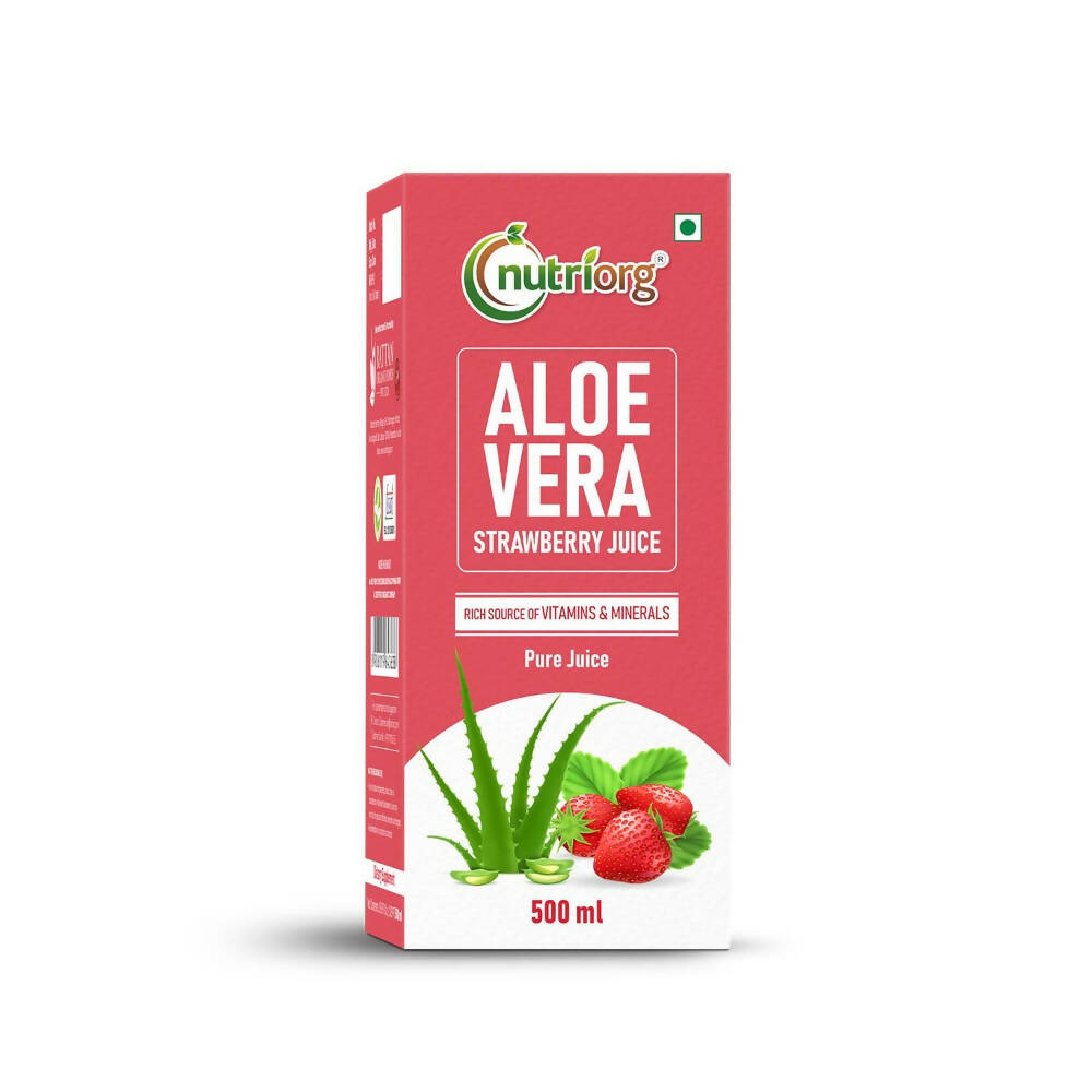 Nutriorg Aloevera Strawberry Juice - Safuron
