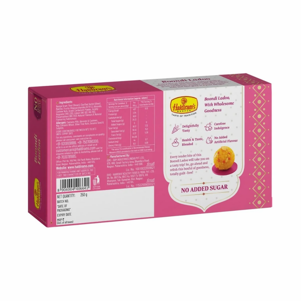 Haldiram's Boondi Ladoo-No Added Sugar Haldiram's