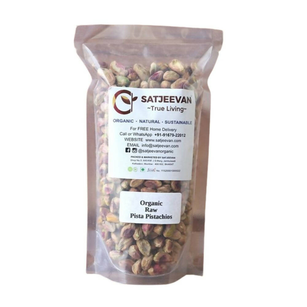 Satjeevan Organic Raw Pista Pistachios Satjeevan