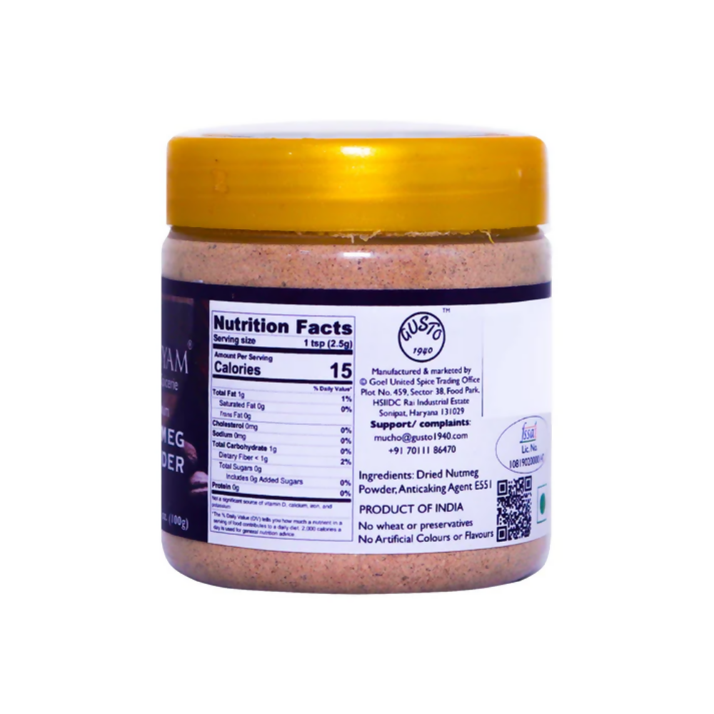 Tassyam Organics Nutmeg Powder Tassyam Organics