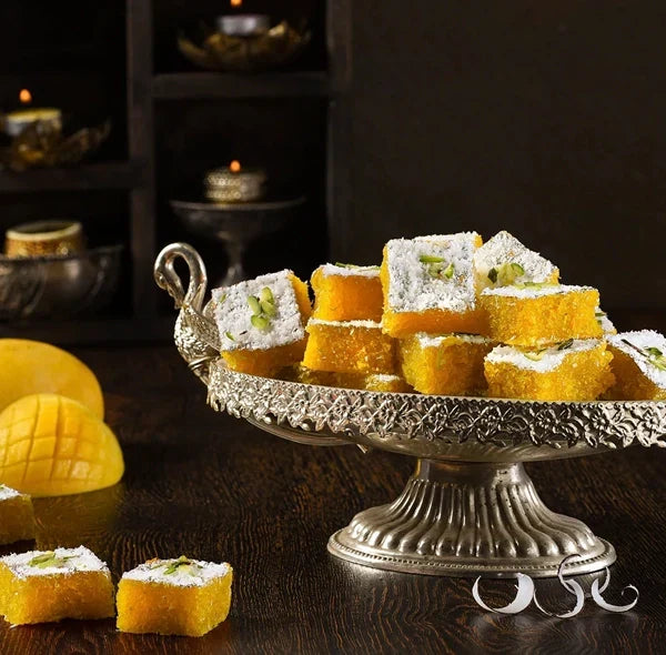 Meethi Mango Coconut Barfi - Safuron