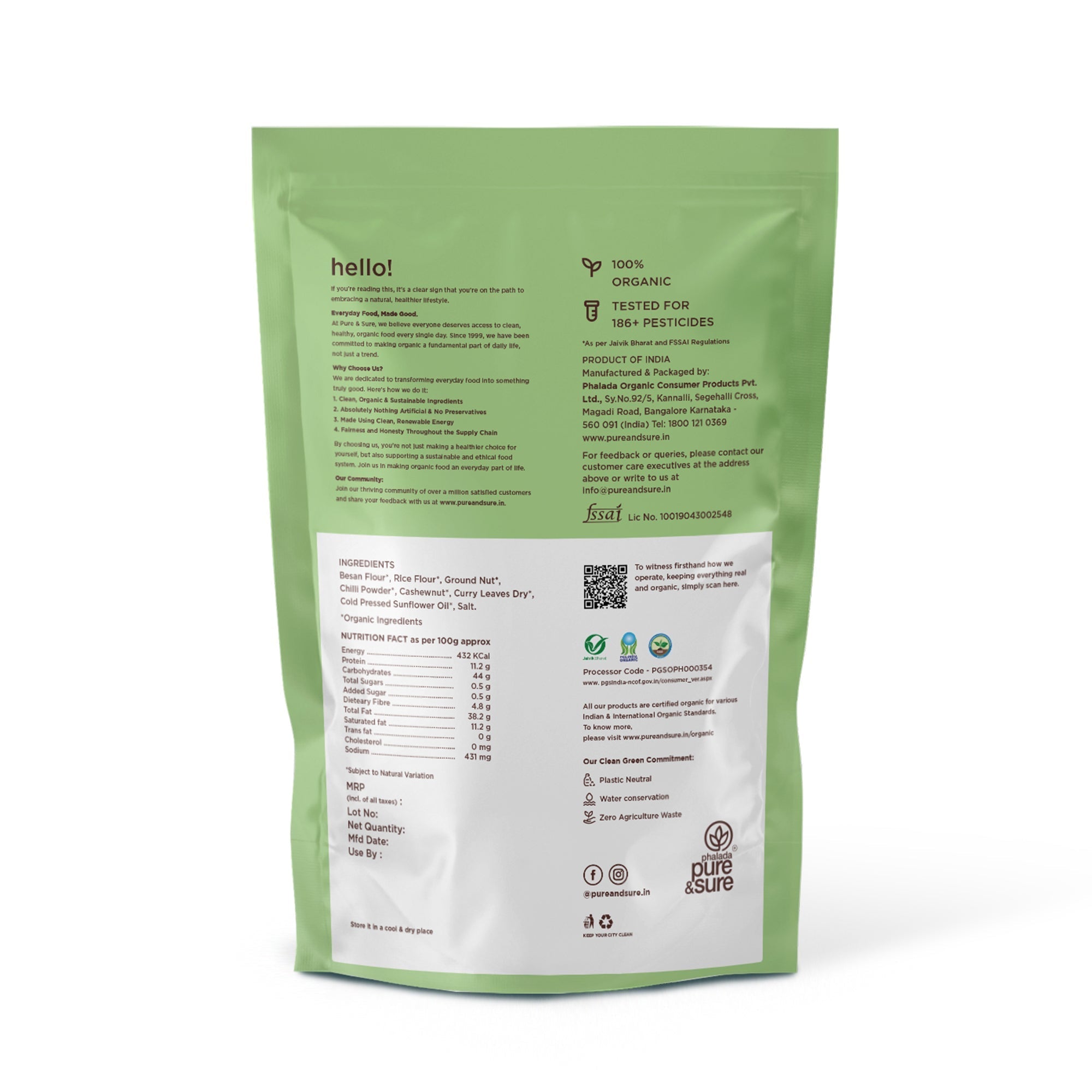 Pure & Sure Organic Masala Boondi Pure & Sure
