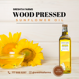 Sreshta Farms Wood Pressed Sunflower Oil Sreshta Farms