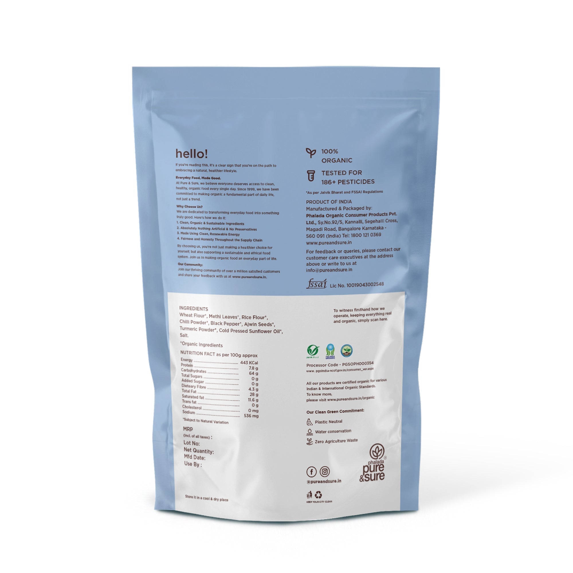 Pure & Sure Organic Methi Sticks Pure & Sure