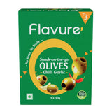 Flavure Snack-On-The-Go Olives Chilli Garlic - Safuron