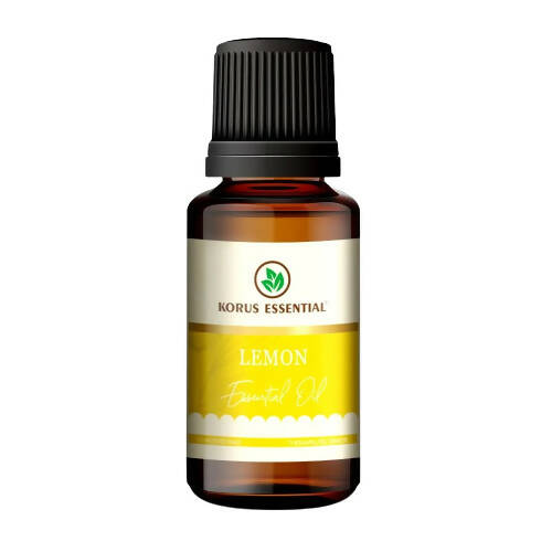 Korus Essential Lemon Essential Oil - Therapeutic Grade - Safuron