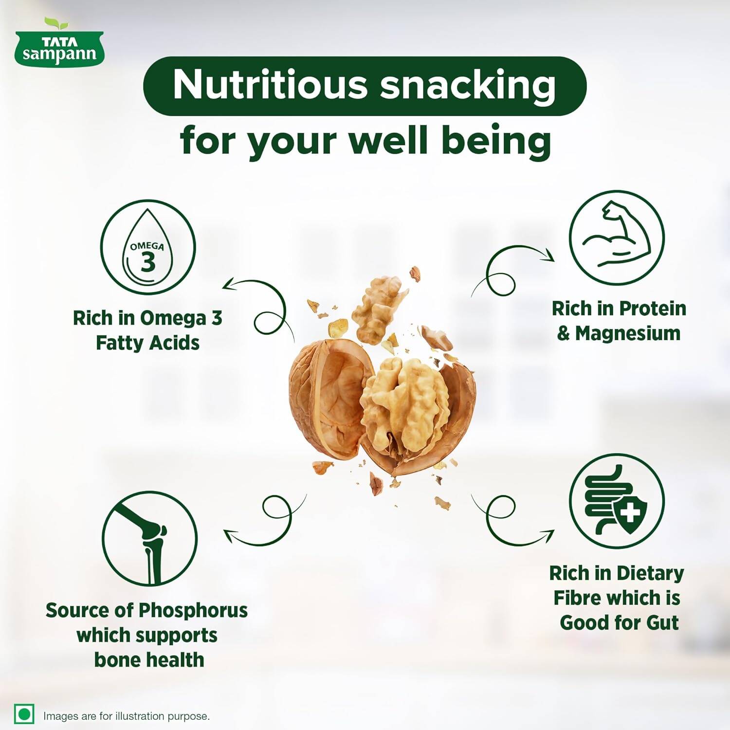 Tata Sampann Premium Walnuts Tata