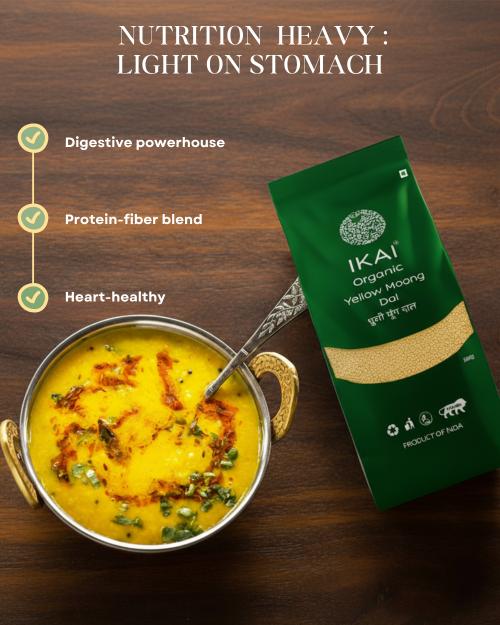 IKAI Organic Yellow Moong Dal IKAI