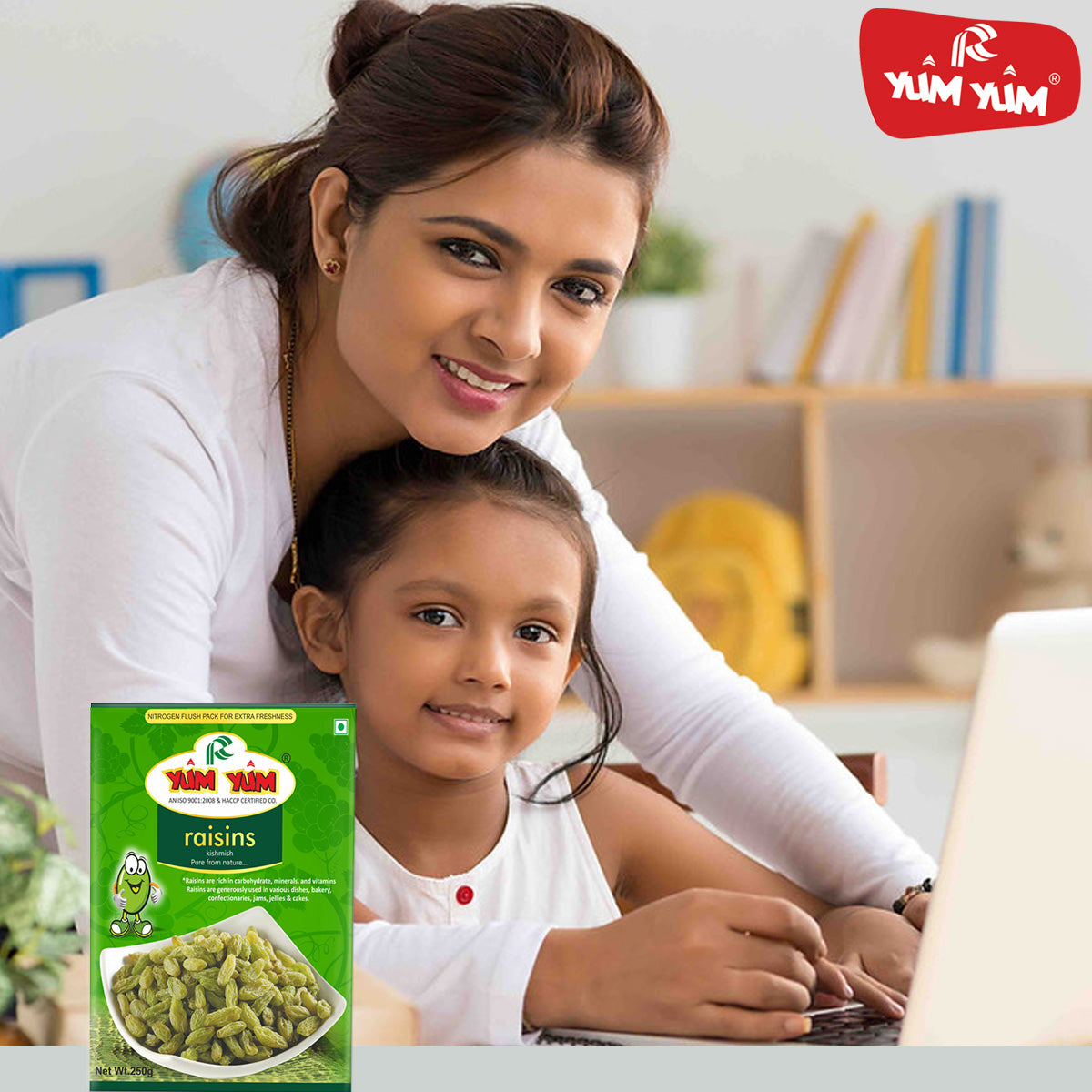 Yum Yum Green Raisins Box Yum Yum