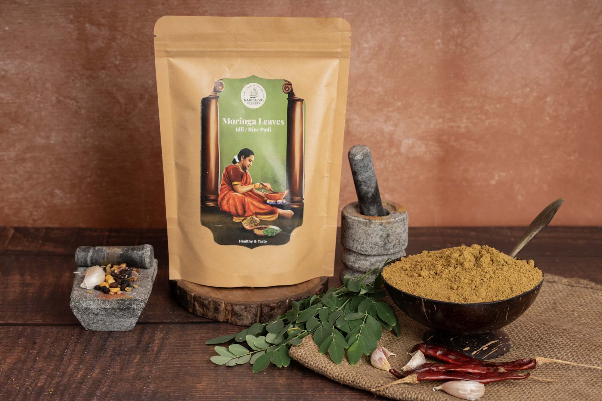 Narchuvai Foods Moringa Leaves Idly Podi Narchuvai Foods