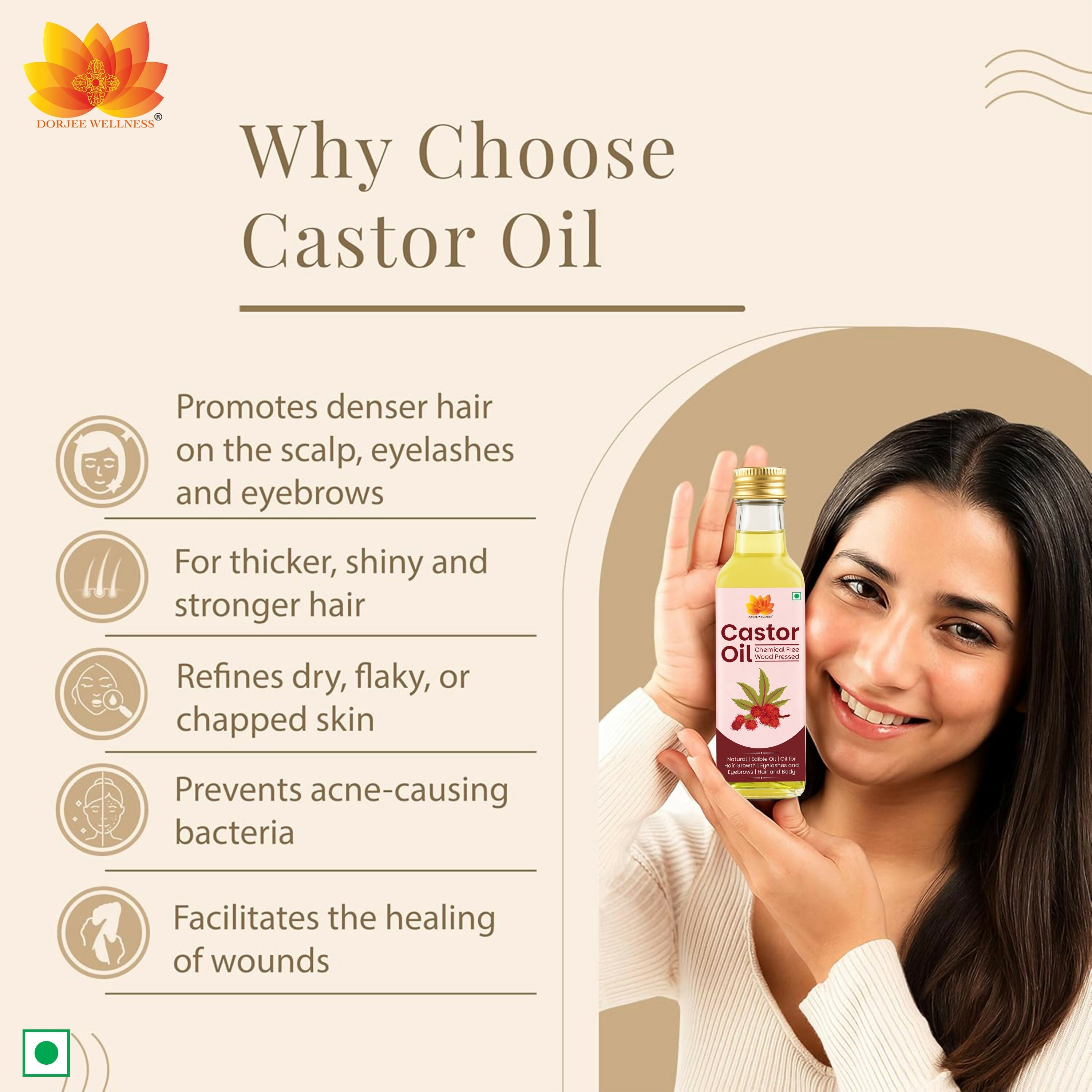Dorjee Wellness Wood Pressed Castor Oil Dorjee Wellness