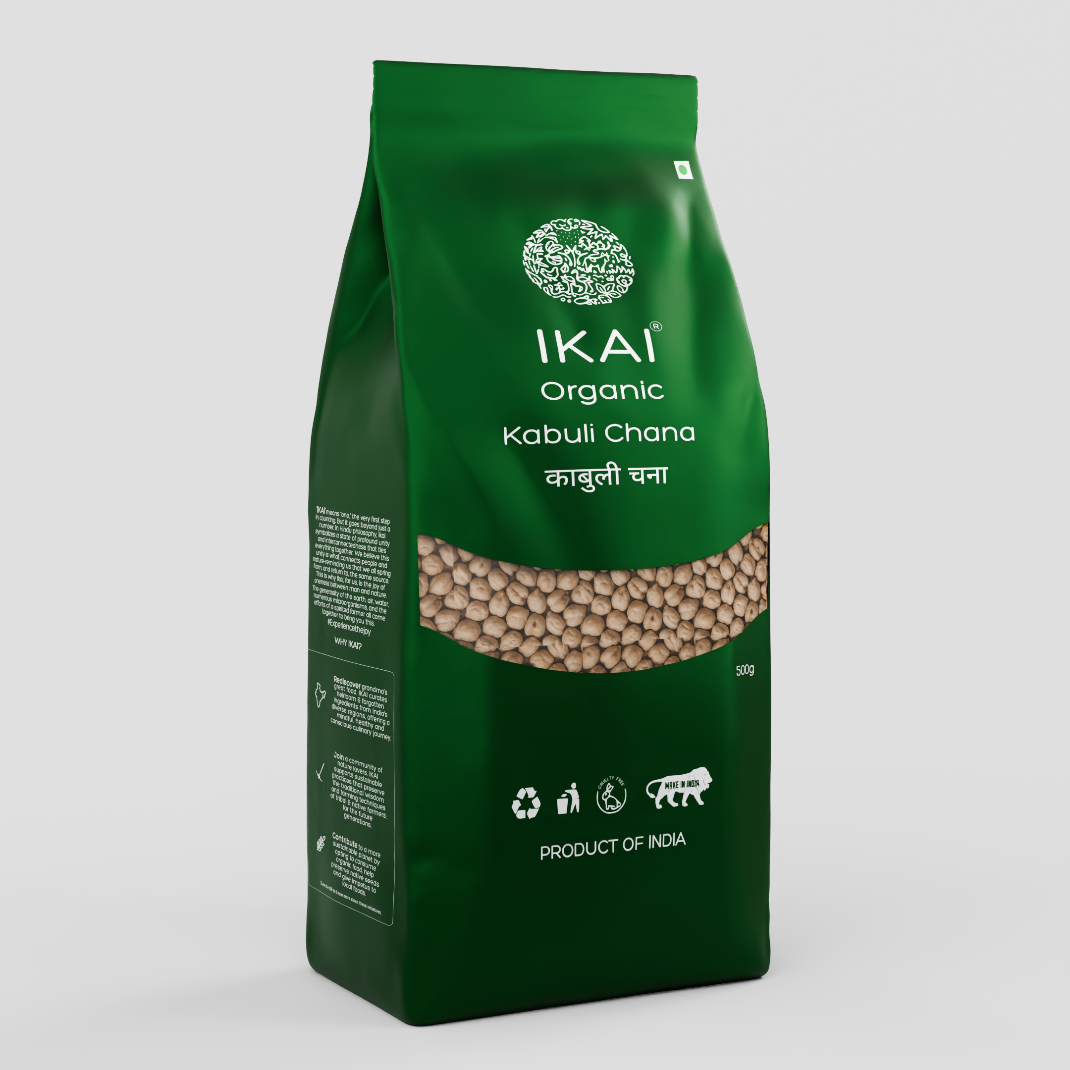 IKAI Organic Kabuli Chana (White Chickpea) IKAI