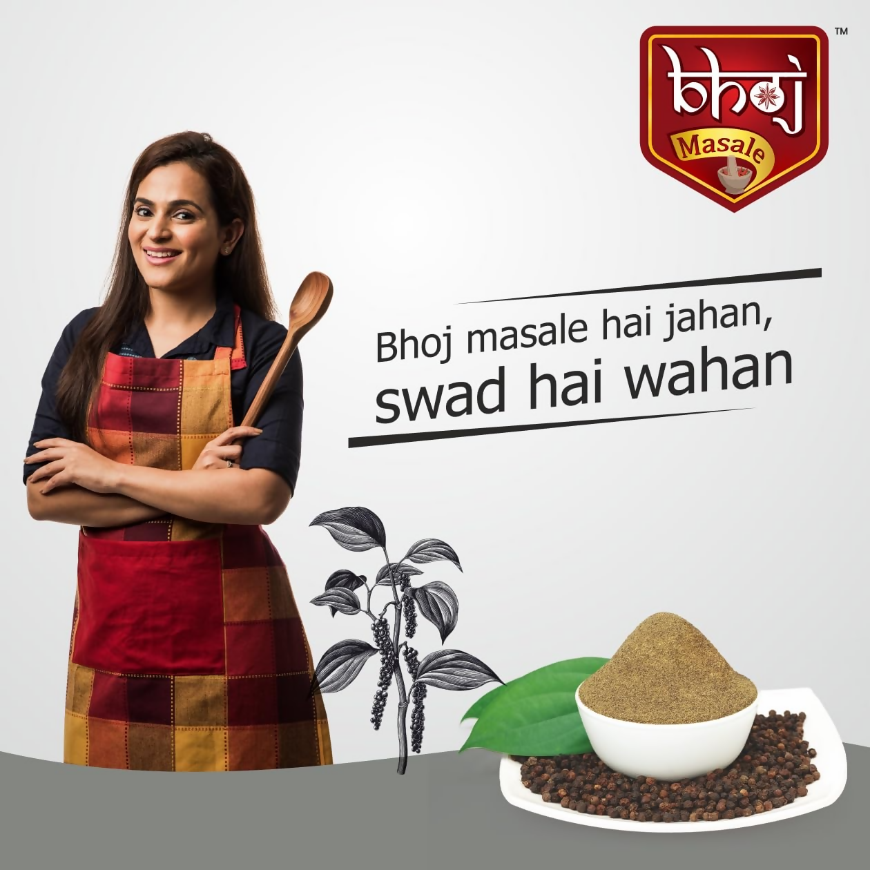 Bhoj Masale Kali Mirch Powder Bhoj Masale