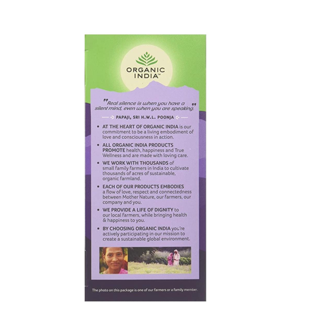 Organic India Tulsi Mulethi 25 Tea Bags Organic India