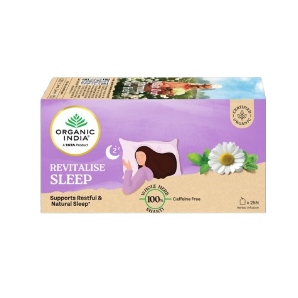 Organic India Revitalise Sleep Teabags Organic India