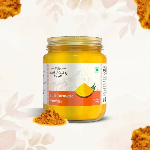 Farm Naturelle Himalayan Turmeric Powder Curcumin-Rich and Pure Farm Naturelle