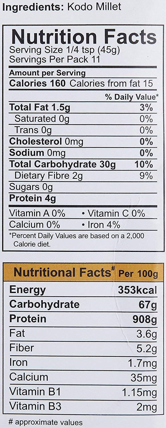 Siddhagiri's Satvyk Organic Kodo Millet Siddhagiri's Satvyk