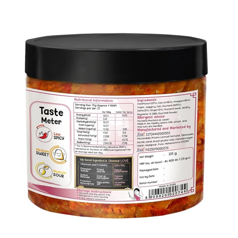 FarmDidi Gobhi Gajar Shalgam Pickle FarmDidi